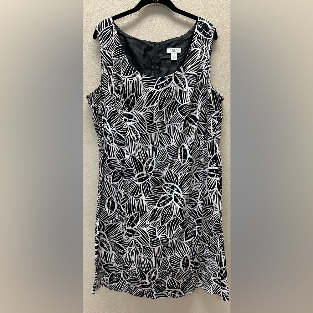 Cato Woman 20W  Black/White Dress